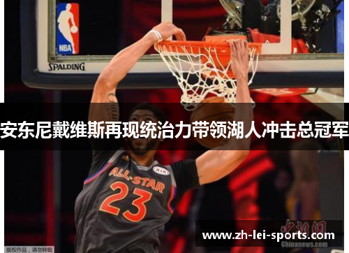 安东尼戴维斯再现统治力带领湖人冲击总冠军 安东尼戴维斯再现统治力带领湖人冲击总冠军